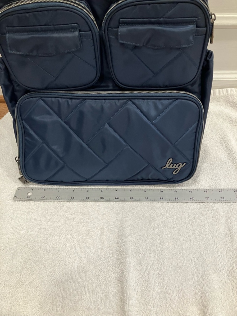 Lug Puddle Jumper SE Backpack Indigo Blue with Swallows Interior- Used Once - Picture 9 of 15